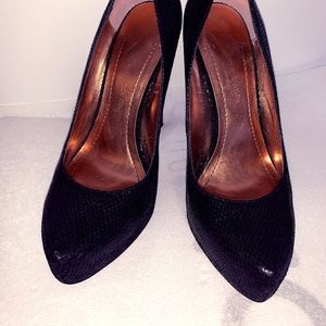 Pointy platform heels